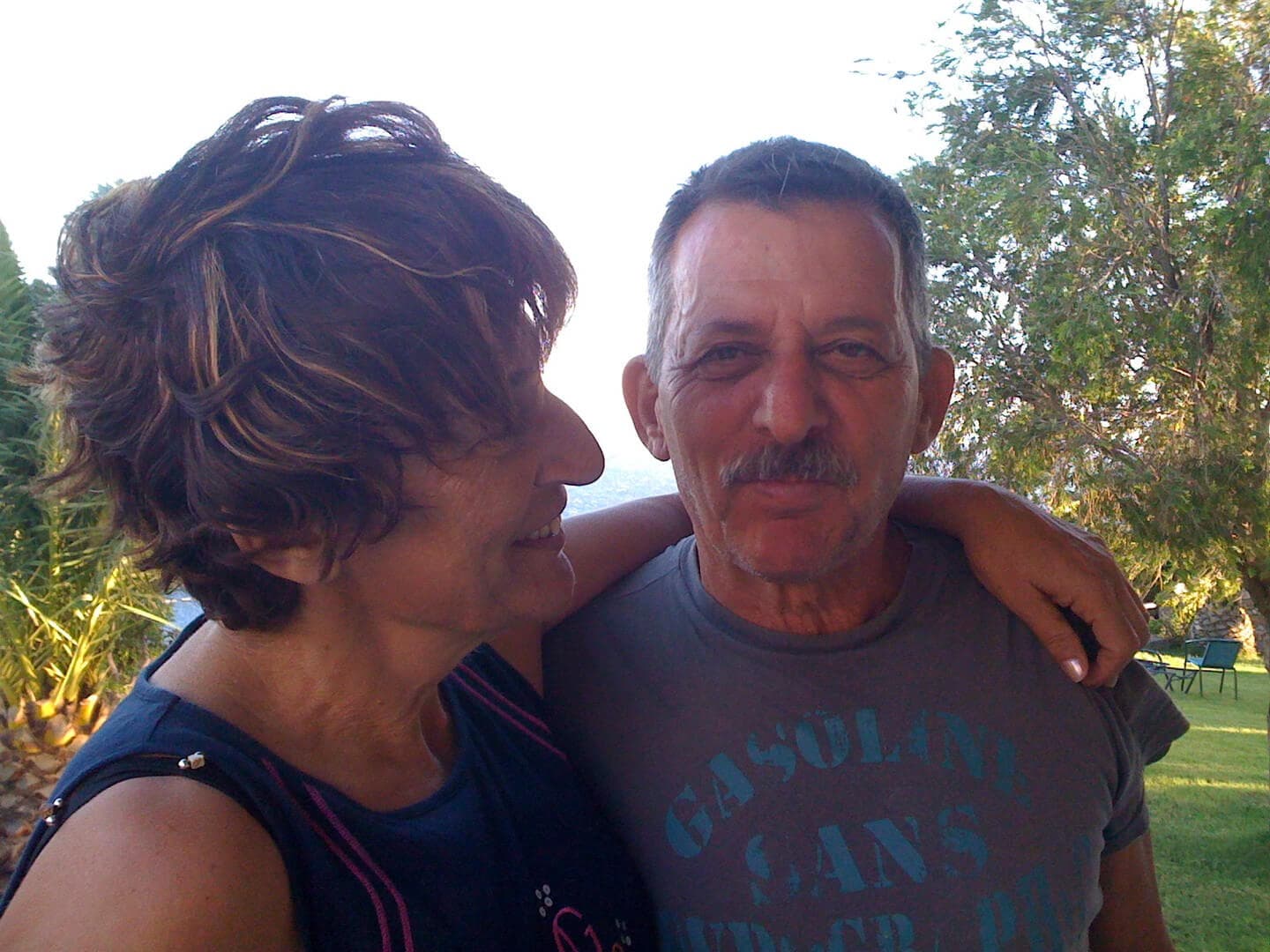 Zania and Stelios. Hosts of Elgini Studios